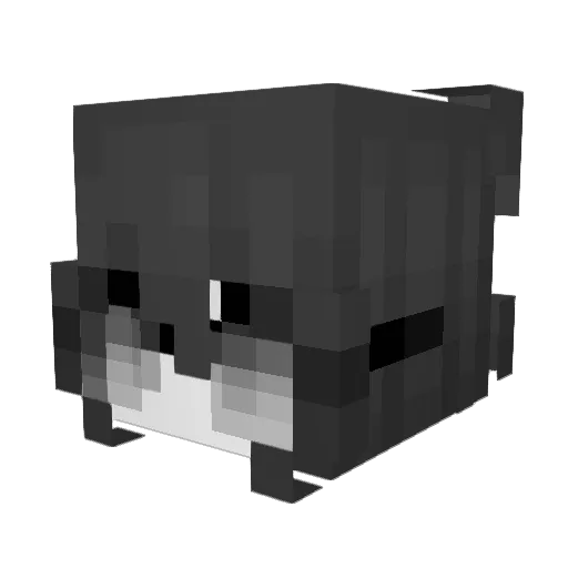 Shottzzy Minecraft avatar head, 3D render