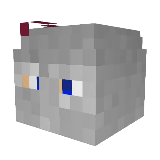 Shotyo2525 Minecraft avatar head, 3D render