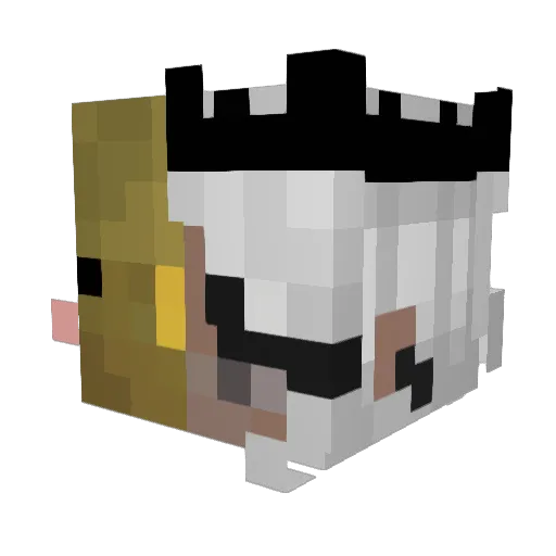 ShouLetOlegsOut Minecraft avatar head, 3D render
