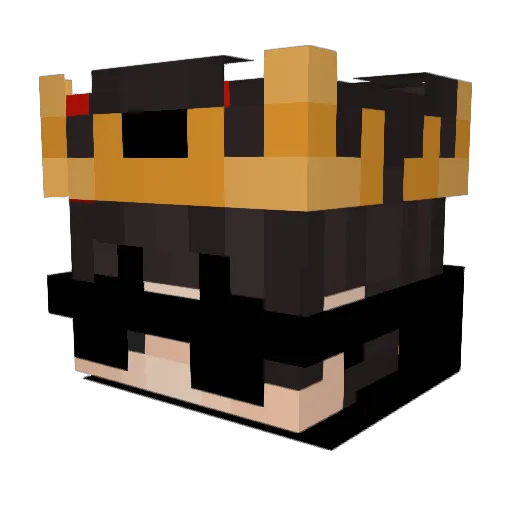 Shourya2601 Minecraft avatar head, 3D render