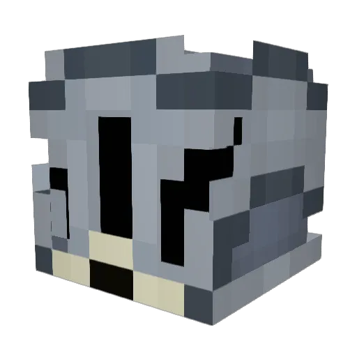 ShovelSheep Minecraft avatar head, 3D render