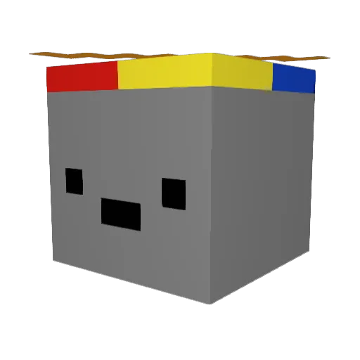 Shovii_ Minecraft avatar head, 3D render
