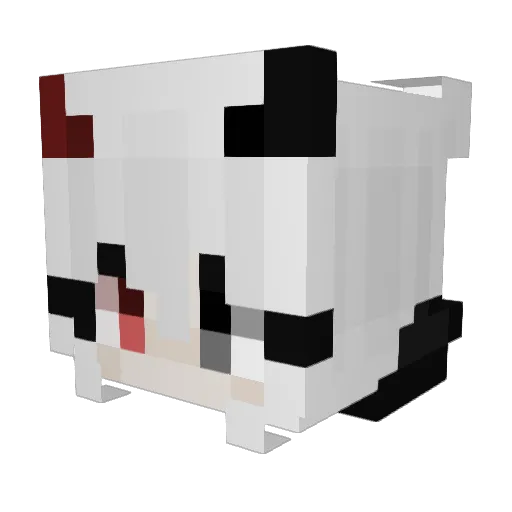 ShowMyLove Minecraft avatar head, 3D render