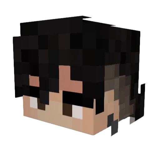 Shoze_00s Minecraft avatar head, 3D render