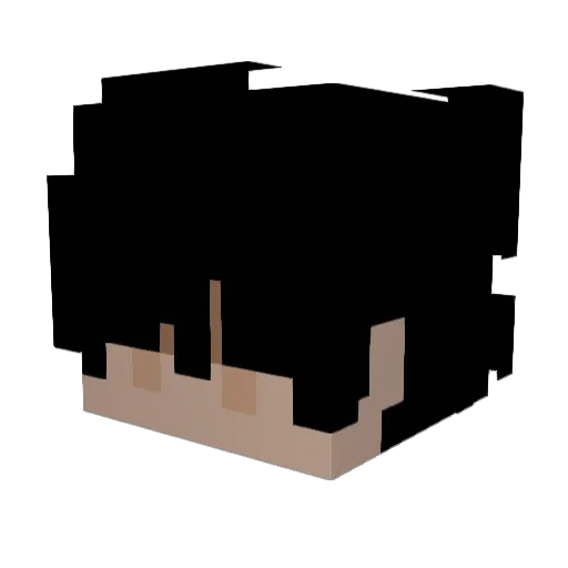 Shozuya Minecraft avatar head, 3D render