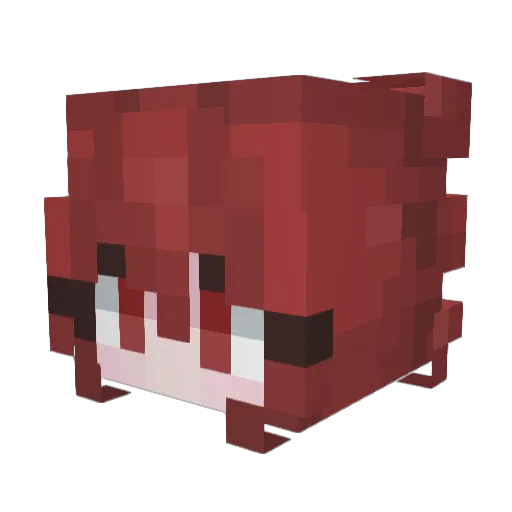 Shpiggetti Minecraft avatar head, 3D render