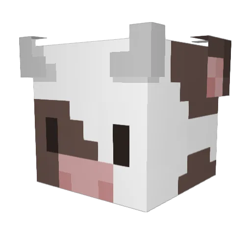 Shpishy Minecraft avatar head, 3D render