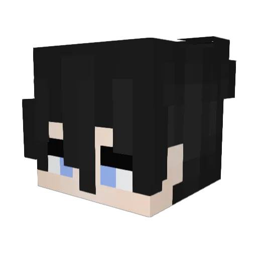 Shpoopleo Minecraft avatar head, 3D render
