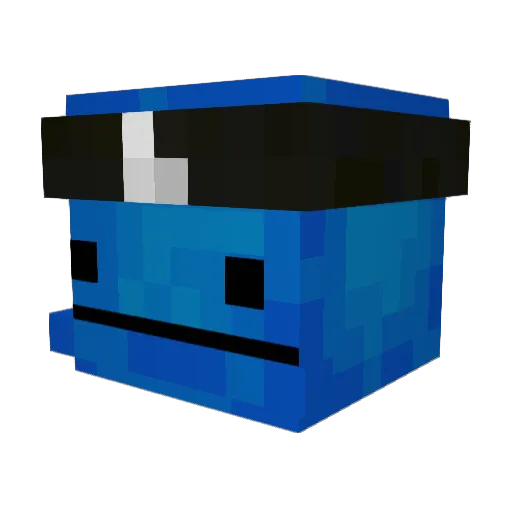 ShqtUpPlsYT Minecraft avatar head, 3D render
