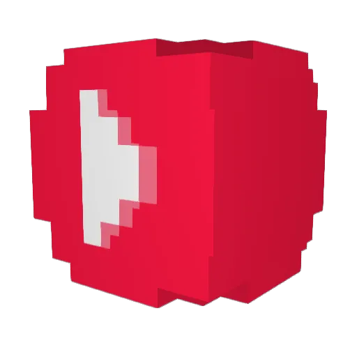 Shrdd_ Minecraft avatar head, 3D render