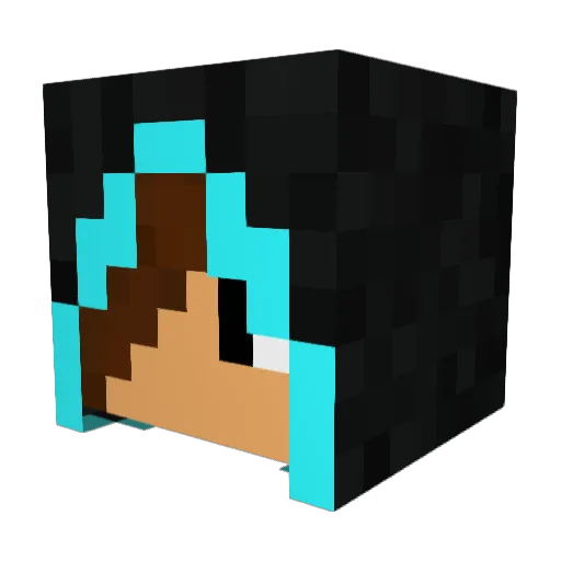 Shred_152 Minecraft avatar head, 3D render