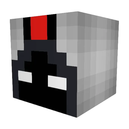 Shredezz Minecraft avatar head, 3D render