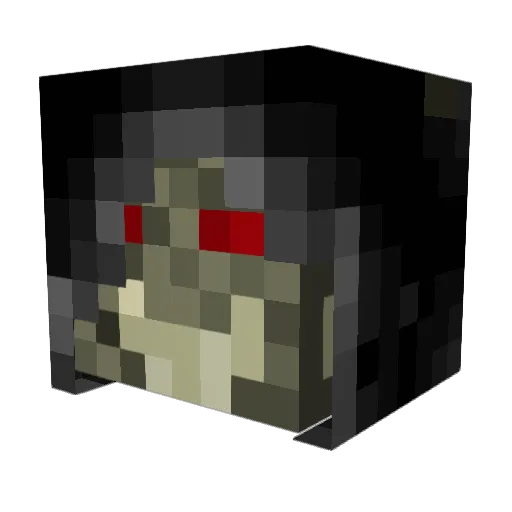 ShrekIsHier Minecraft avatar head, 3D render