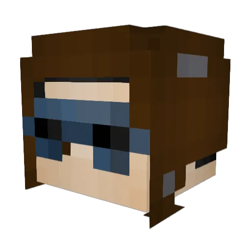 ShrekLeeAppleSoS Minecraft avatar head, 3D render