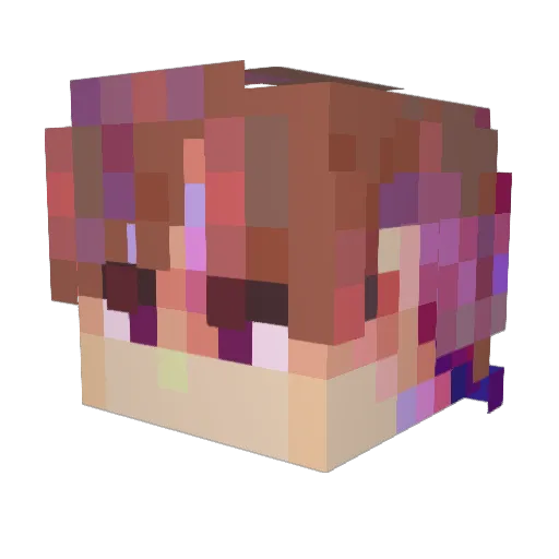 ShrekSenpie Minecraft avatar head, 3D render