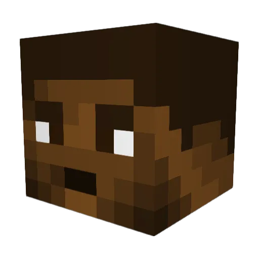 ShrekTheGamer Minecraft avatar head, 3D render
