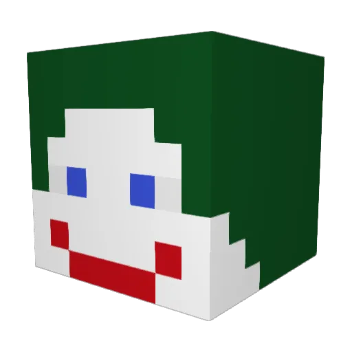 Shreklover_420 Minecraft avatar head, 3D render