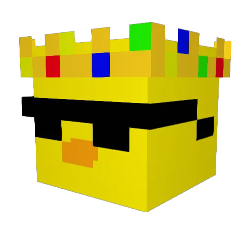 Shrike_Vireo Minecraft avatar head, 3D render