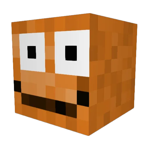 Shrill28 Minecraft avatar head, 3D render
