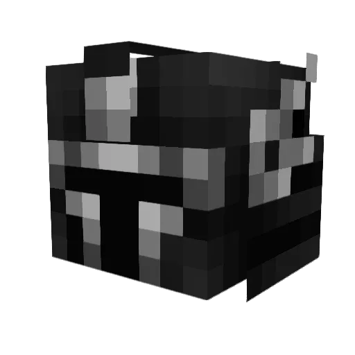 Shrimp_Tv Minecraft avatar head, 3D render