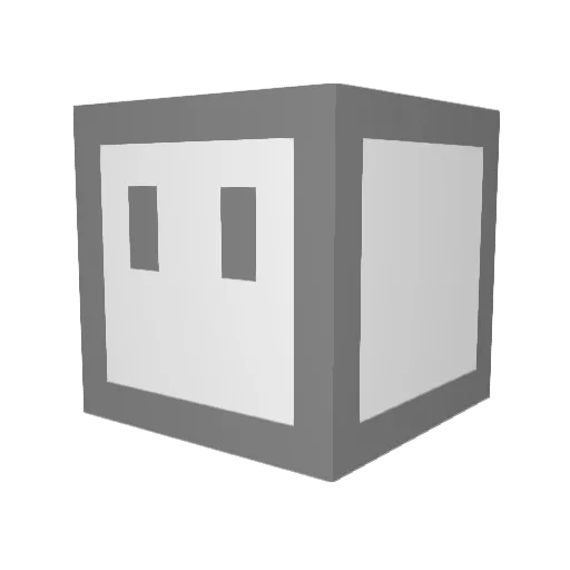 Shrimpinnit Minecraft avatar head, 3D render