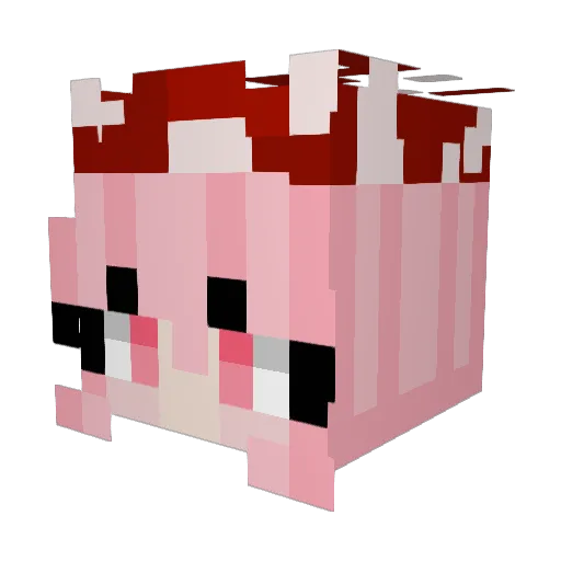 Shroom_125 Minecraft avatar head, 3D render