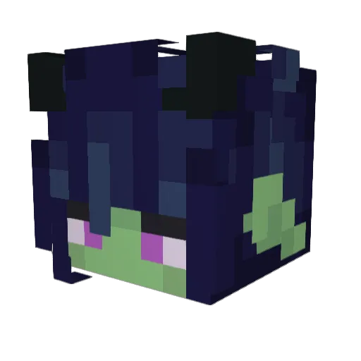 Shroom_Goblin Minecraft avatar head, 3D render
