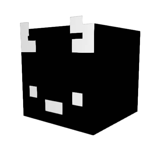 Shroom_Mushroom Minecraft avatar head, 3D render