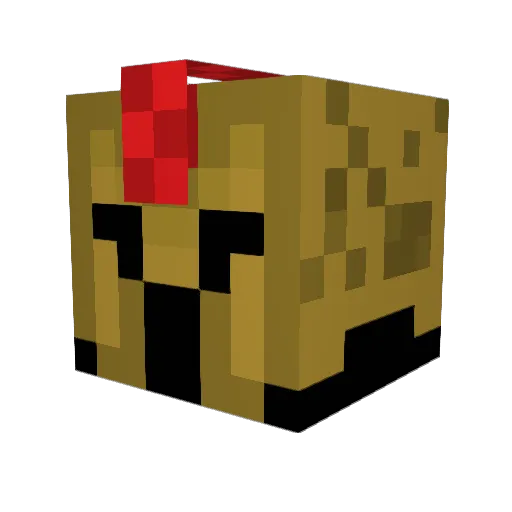 Shrooooms Minecraft avatar head, 3D render