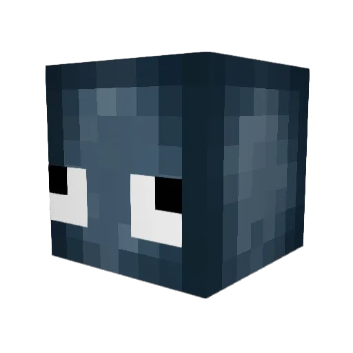 ShroudedHex Minecraft avatar head, 3D render