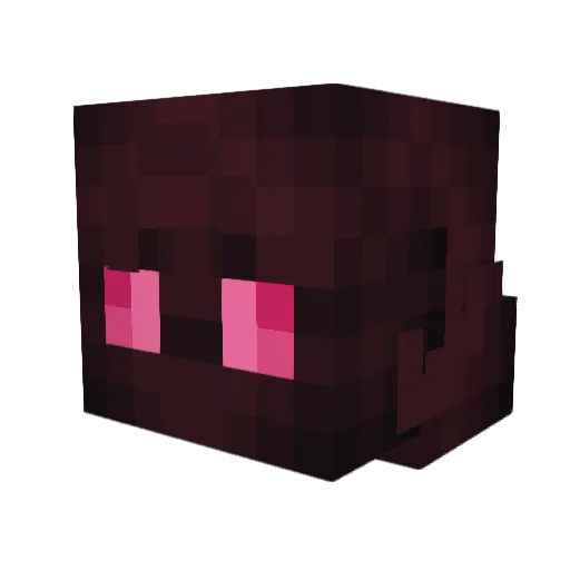 ShroudedTruths Minecraft avatar head, 3D render