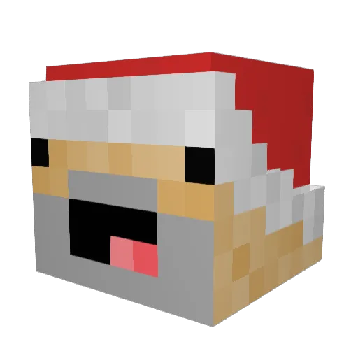 ShrtFi3ldzZ Minecraft avatar head, 3D render