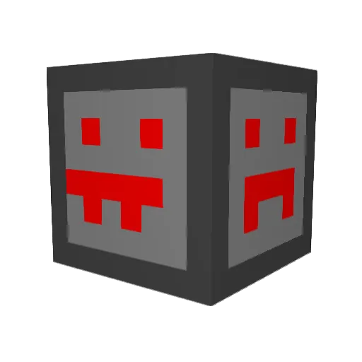 Shrubslug Minecraft avatar head, 3D render
