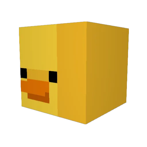 ShrumpTempurra Minecraft avatar head, 3D render