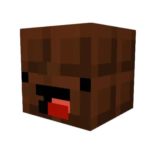 ShrunkPlayer683 Minecraft avatar head, 3D render