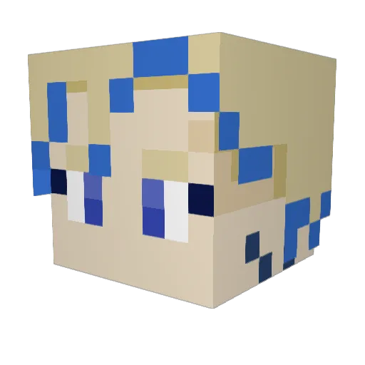 ShrunkRanger970 Minecraft avatar head, 3D render