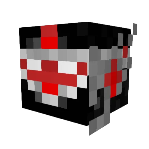 Shta6er_ Minecraft avatar head, 3D render