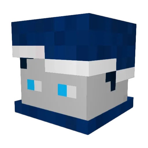 ShturmanUwU Minecraft avatar head, 3D render