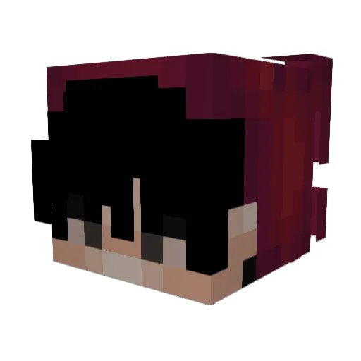 Shu0303 Minecraft avatar head, 3D render