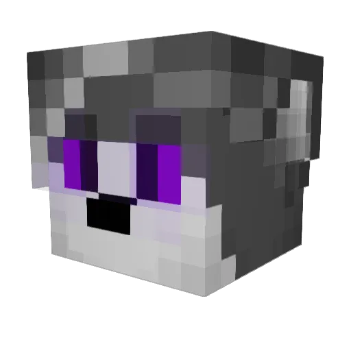 ShuKatsu3310 Minecraft avatar head, 3D render