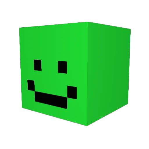 ShuPig Minecraft avatar head, 3D render