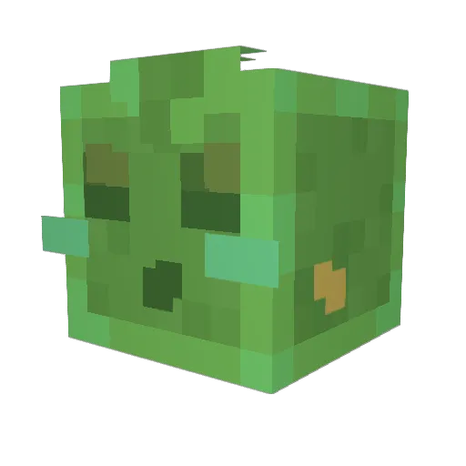 ShuShuRei Minecraft avatar head, 3D render