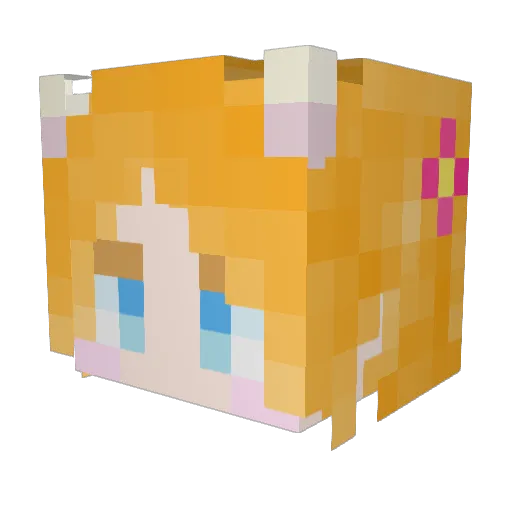 Shuan_Moon1601 Minecraft avatar head, 3D render
