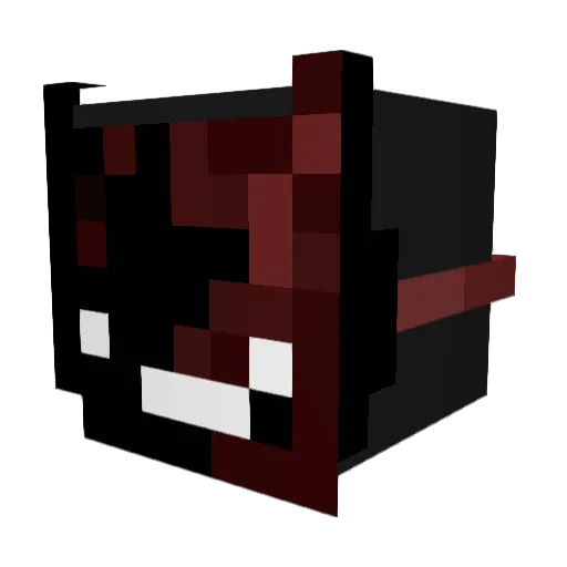 Shudds Minecraft avatar head, 3D render