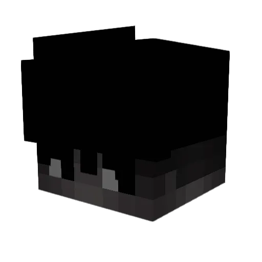 Shuebi Minecraft avatar head, 3D render