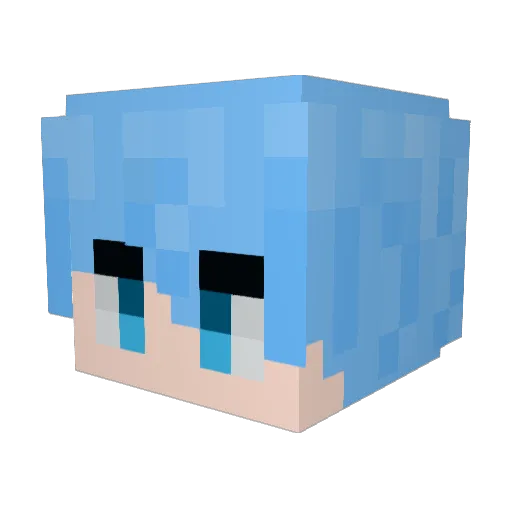 Shuhe1250 Minecraft avatar head, 3D render