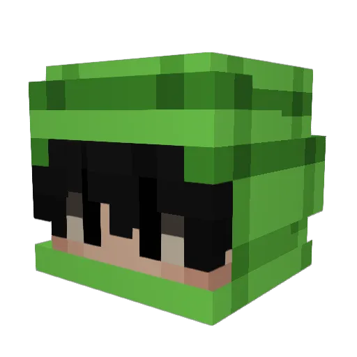 ShulkerMLG Minecraft avatar head, 3D render