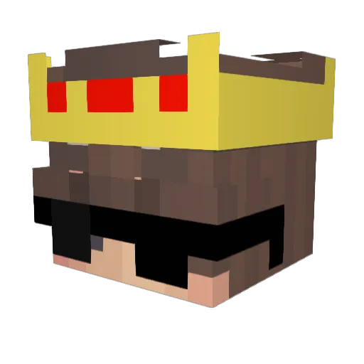 Shulker_Extra Minecraft avatar head, 3D render