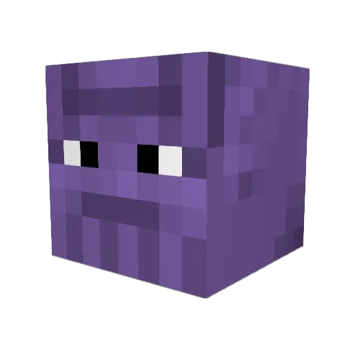 Shumurai Minecraft avatar head, 3D render