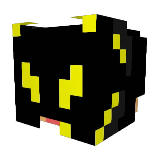 Shunt69 Minecraft avatar head, 3D render